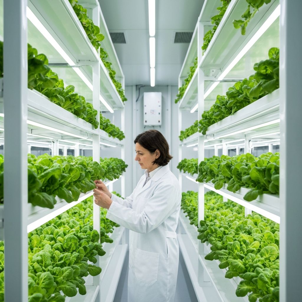 Inside a Morganic® vertical farm